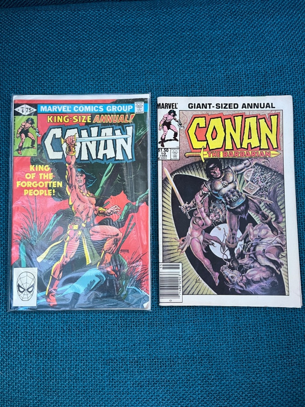 Vintage Marvel Conan The Barbarian Annuals & King Conan Comics